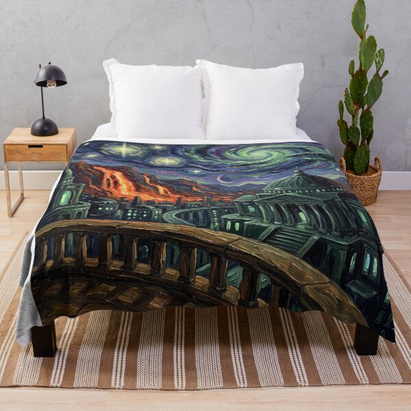 Item preview, Romulus Starry Night Landscape designed and sold by Bad-Decisions-Designs.