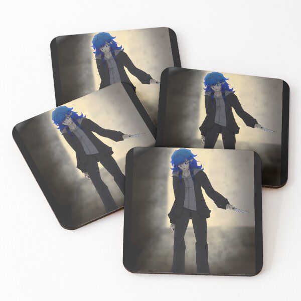 Item preview, Blue-Haired Character with Knife designed and sold by elijbclaude.