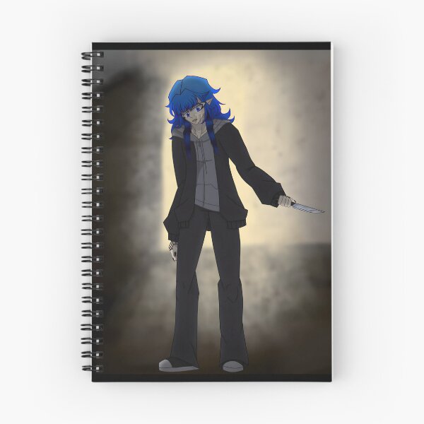 Item preview, Blue-Haired Character with Knife designed and sold by elijbclaude.
