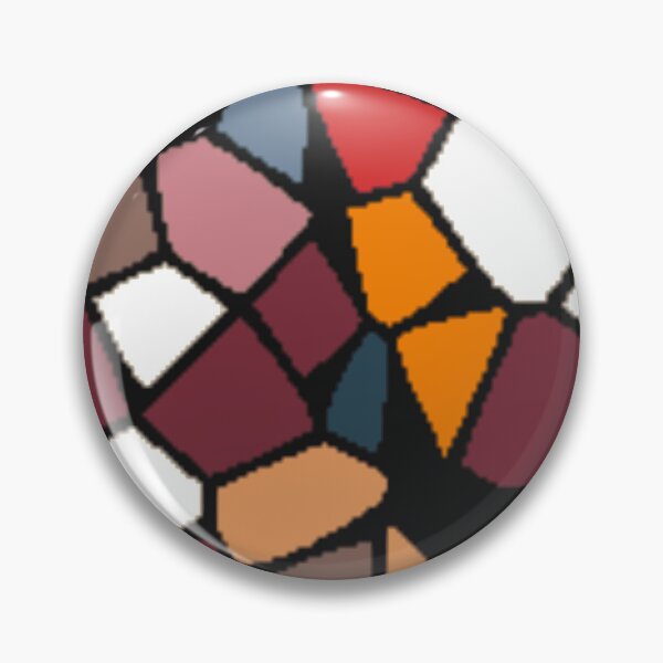 Item preview, Organic Voronoi Pebble Mosaic Stained Glass Pattern designed and sold by KungPowUnicorn.