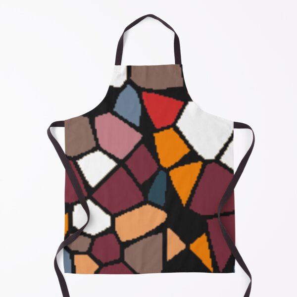 Item preview, Organic Voronoi Pebble Mosaic Stained Glass Pattern designed and sold by KungPowUnicorn.