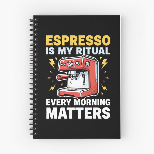 Item preview, Espresso Is My Ritual Every Morning Matters Coffee Lover Daily Routine designed and sold by ZAbiriarto.