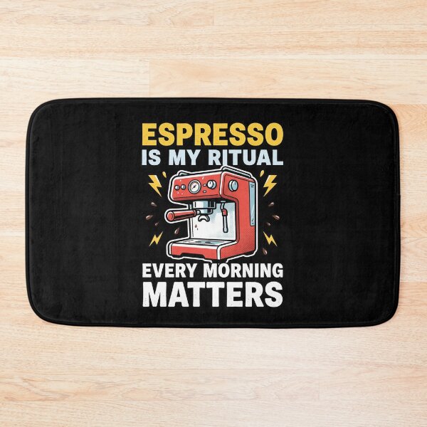 Item preview, Espresso Is My Ritual Every Morning Matters Coffee Lover Daily Routine designed and sold by ZAbiriarto.