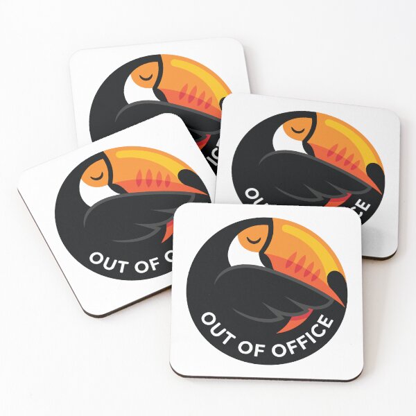 Item preview, Out Of Office Minimalist Sleeping Toco Toucan designed and sold by Arc2020.