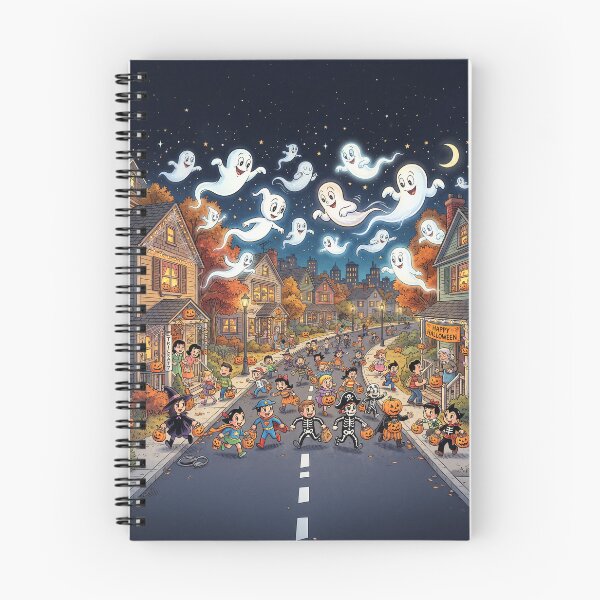 Item preview, Halloween Ghosts Trick And Treating With Children designed and sold by Home Decor Art.