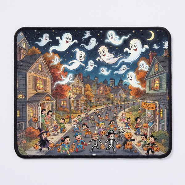 Item preview, Halloween Ghosts Trick And Treating With Children designed and sold by Home Decor Art.