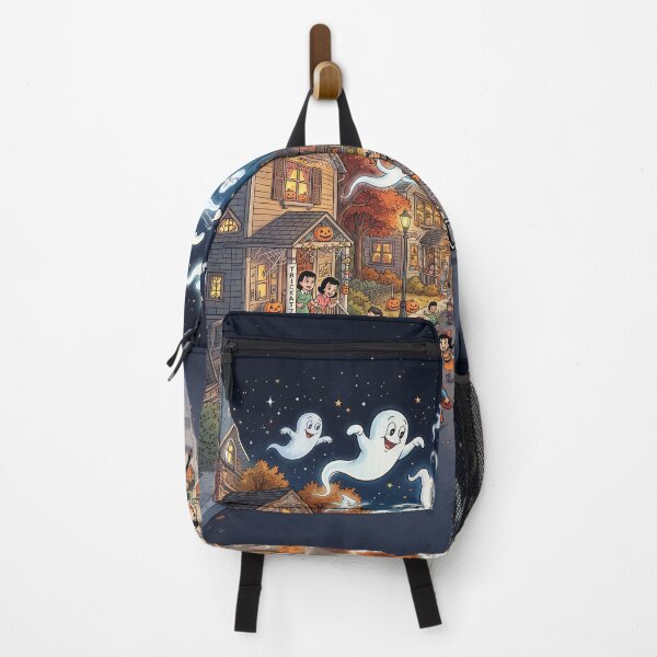 Item preview, Halloween Ghosts Trick And Treating With Children designed and sold by Home Decor Art.