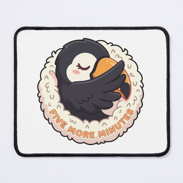 Item preview, Five More Minutes Kawaii Toco Toucan Sleepy designed and sold by Arc2020.