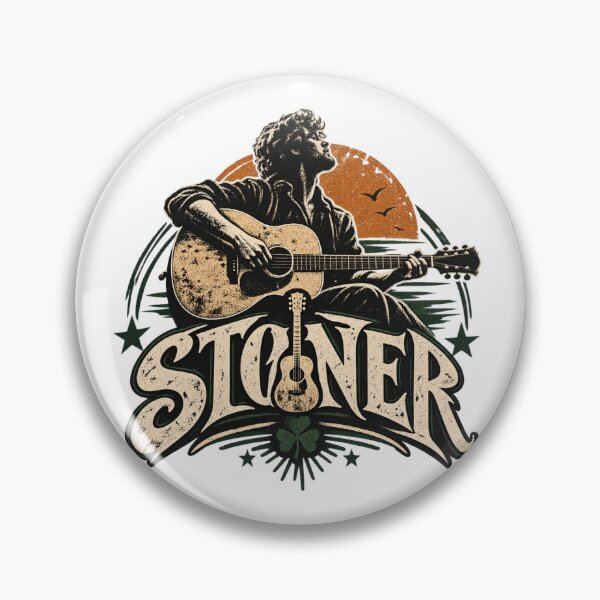 Item preview, Vintage Stoner Acoustic Guitar Folk Rock designed and sold by Stone-T .