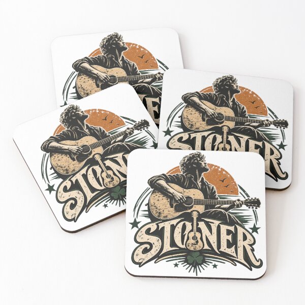 Item preview, Vintage Stoner Acoustic Guitar Folk Rock designed and sold by Stone-T .