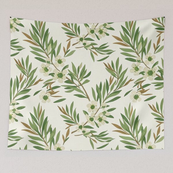 Item preview, Eucalyptus Leaves Minimalist Botanical Pattern designed and sold by Studio BC.