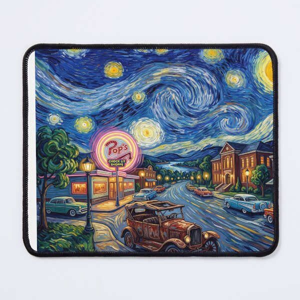Item preview, Riverdale Starry Night Landscape designed and sold by Bad-Decisions-Designs.