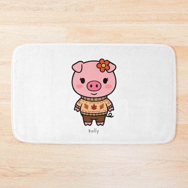 Item preview, Polly the piggy dressed for Fall / Autumn - Char Char Bear and Friends designed and sold by Asterisk-a.