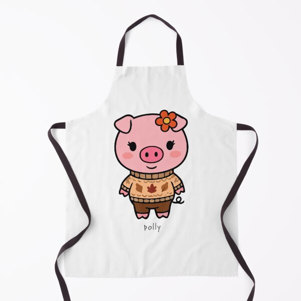 Item preview, Polly the piggy dressed for Fall / Autumn - Char Char Bear and Friends designed and sold by Asterisk-a.
