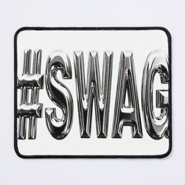 Item preview, Chrome Silver #SWAG — Reflective Hashtag Statement Lettering designed and sold by GSideArtStore.