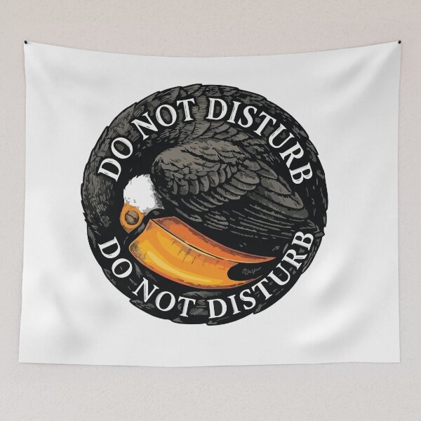 Item preview, Do Not Disturb Vintage Toco Toucan Etching designed and sold by Arc2020.
