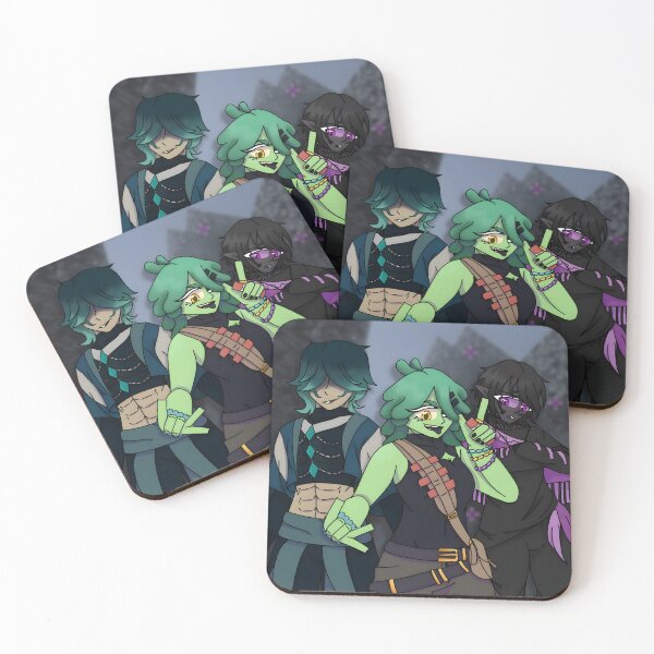 Item preview, Fantasy Trio of Colorful Characters designed and sold by elijbclaude.