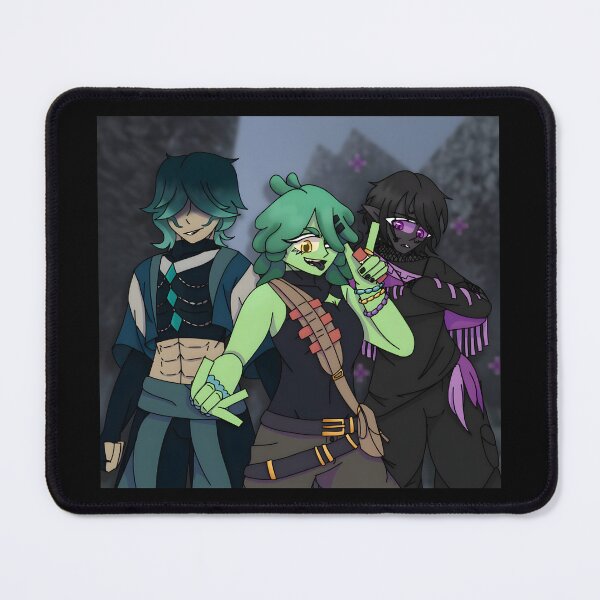 Item preview, Fantasy Trio of Colorful Characters designed and sold by elijbclaude.