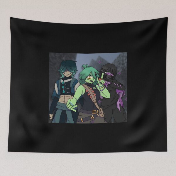 Item preview, Fantasy Trio of Colorful Characters designed and sold by elijbclaude.