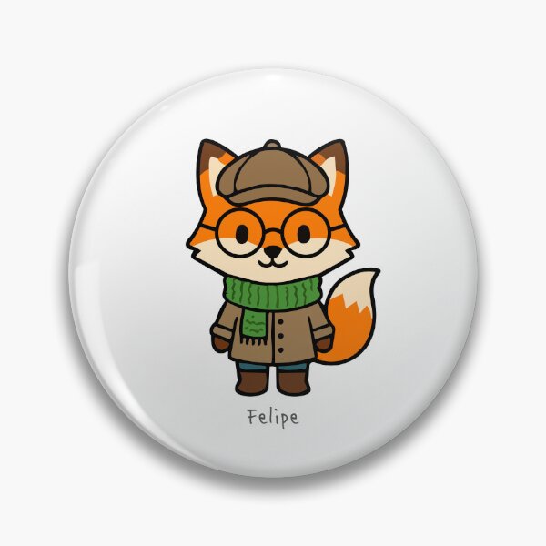 Item preview, Felipe the Fox dressed for Fall, Autumn - Char Char Bear & Friends designed and sold by Asterisk-a.