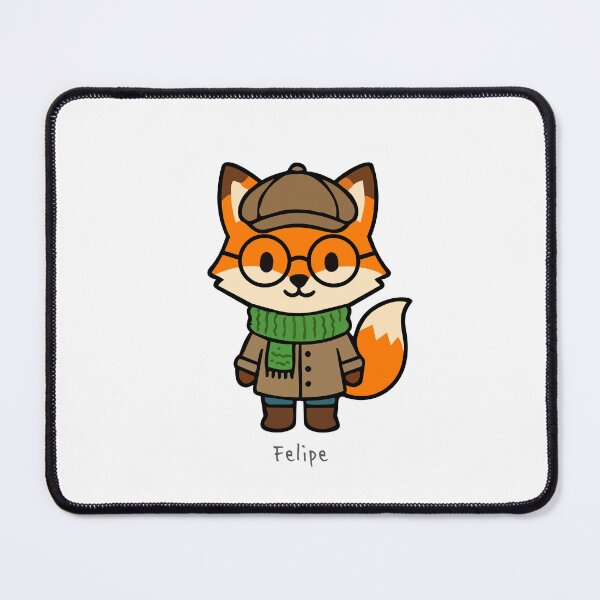 Item preview, Felipe the Fox dressed for Fall, Autumn - Char Char Bear & Friends designed and sold by Asterisk-a.