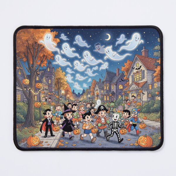 Item preview, Halloween Ghosts Trick And Treating With Children designed and sold by Home Decor Art.