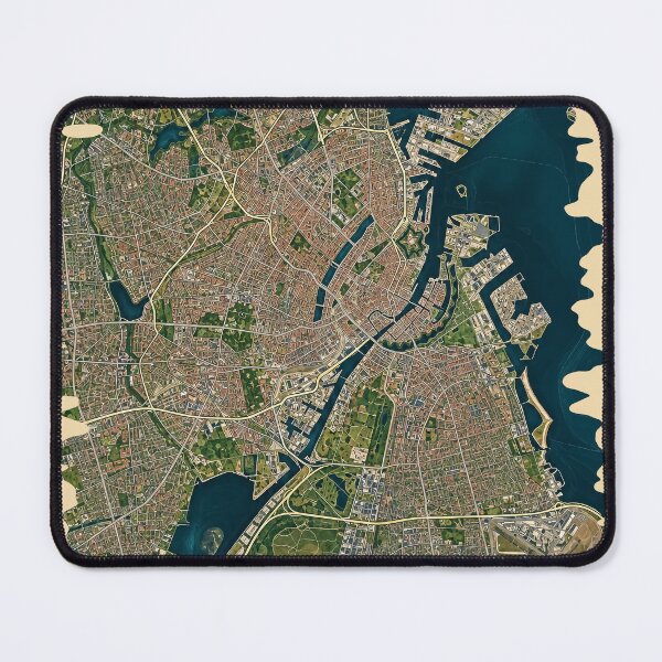 Item preview, Copenhagen Minimalist City Map designed and sold by Furflix.