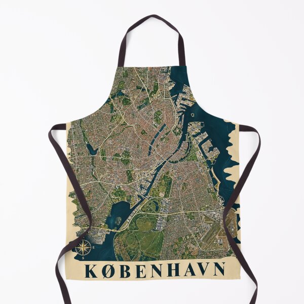 Item preview, Copenhagen Minimalist City Map designed and sold by Furflix.