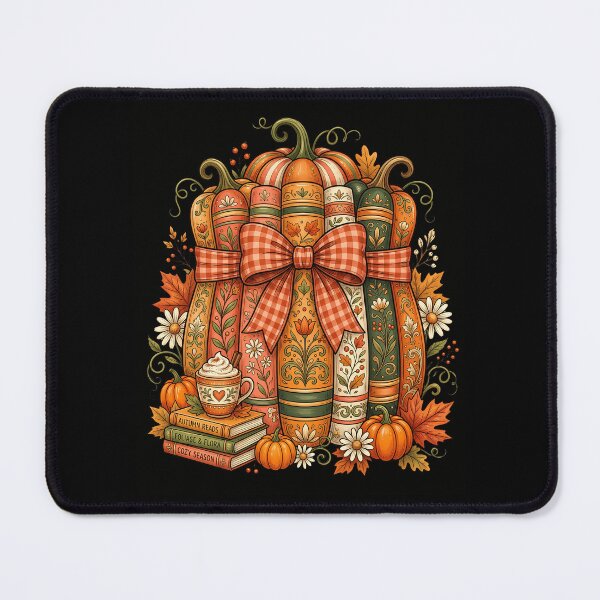 Item preview, Fall Pumpkin Books: Autumn Book Stack Pumpkin Bow Cozy Reading Harvest Library Fall Reading Teachers Pumpkin Book designed and sold by NewaveBoutique.