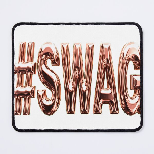 Item preview, Rose Gold #SWAG — Metallic Hashtag Statement Lettering designed and sold by GSideArtStore.