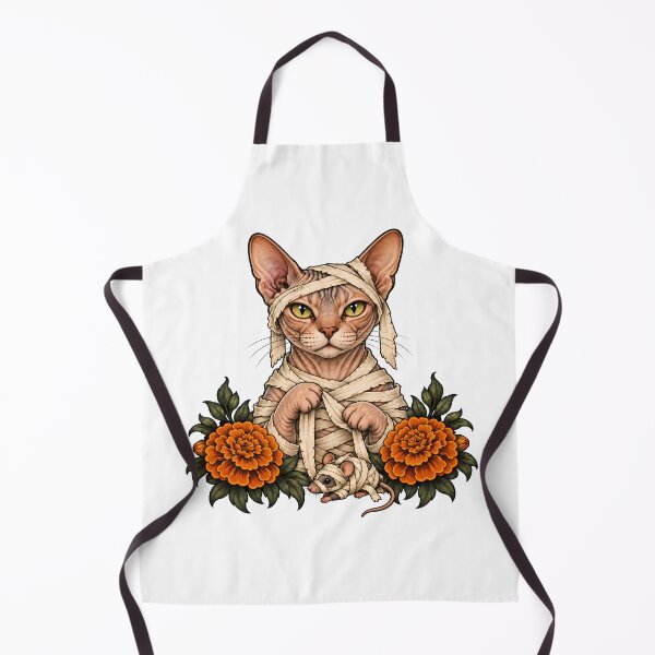 Item preview, Mummy Sphynx Cat Mouse Halloween designed and sold by Old's Cool Cat Studio.