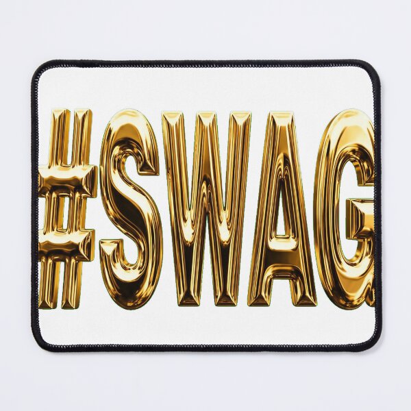 Item preview, Gold #SWAG — Polished Metallic Hashtag Statement Lettering designed and sold by GSideArtStore.