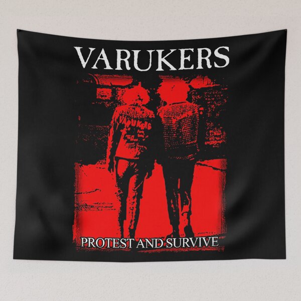 Item preview, Varukers Protest and Survive designed and sold by georgeweigan.