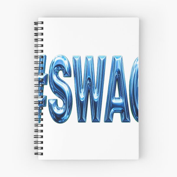 Item preview, Blue Chrome #SWAG — Electric Metallic Hashtag Lettering designed and sold by GSideArtStore.