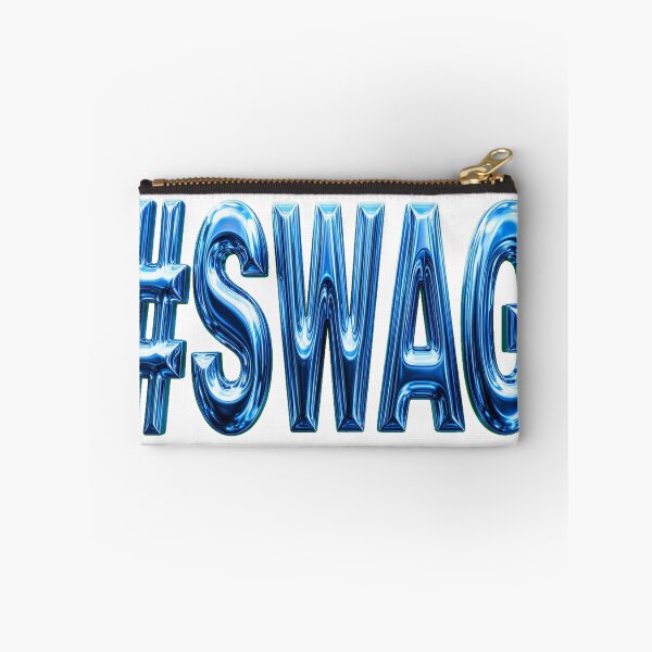 Item preview, Blue Chrome #SWAG — Electric Metallic Hashtag Lettering designed and sold by GSideArtStore.