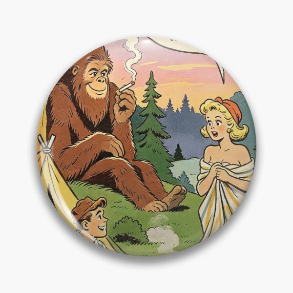 Item preview, Seaside Postcard: Bigfoot and the Jeffersons designed and sold by halibutgoatramb.