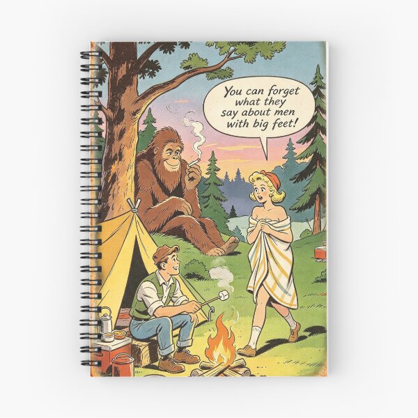 Item preview, Seaside Postcard: Bigfoot and the Jeffersons designed and sold by halibutgoatramb.