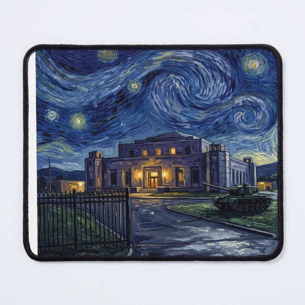Item preview, Fort Knox Starry Night Historical Landscape designed and sold by Bad-Decisions-Designs.