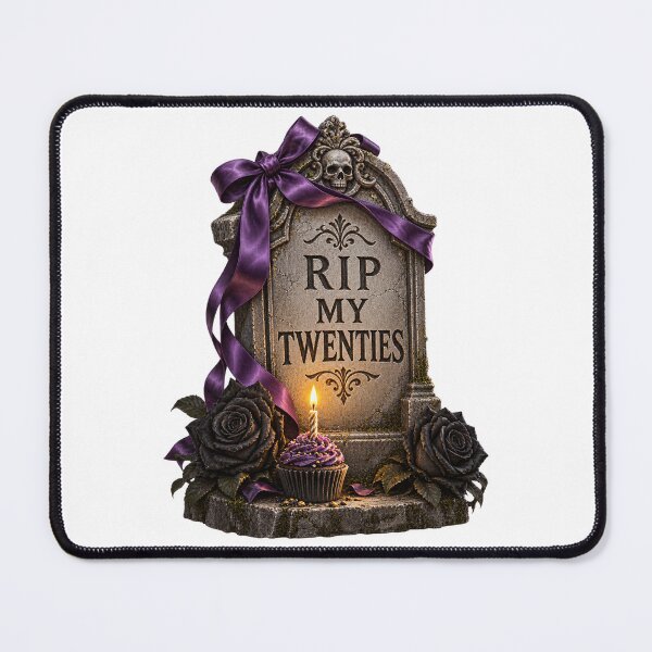 Item preview, RIP My Twenties Birthday Tombstone designed and sold by TrendTribeTP.