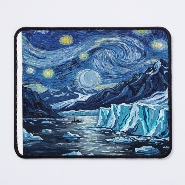 Item preview, Glacier Bay Alaska Starry Night Landscape designed and sold by Bad-Decisions-Designs.