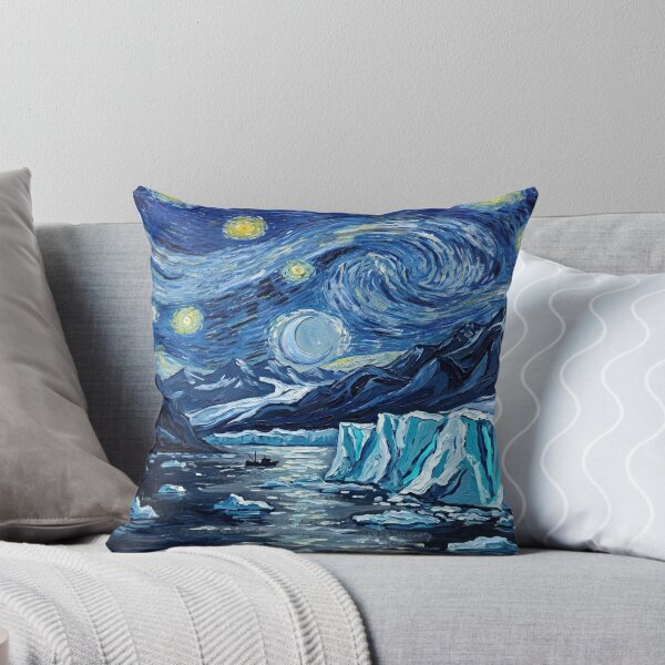 Item preview, Glacier Bay Alaska Starry Night Landscape designed and sold by Bad-Decisions-Designs.