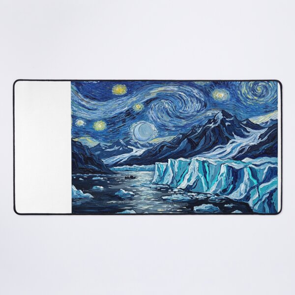 Item preview, Glacier Bay Alaska Starry Night Landscape designed and sold by Bad-Decisions-Designs.