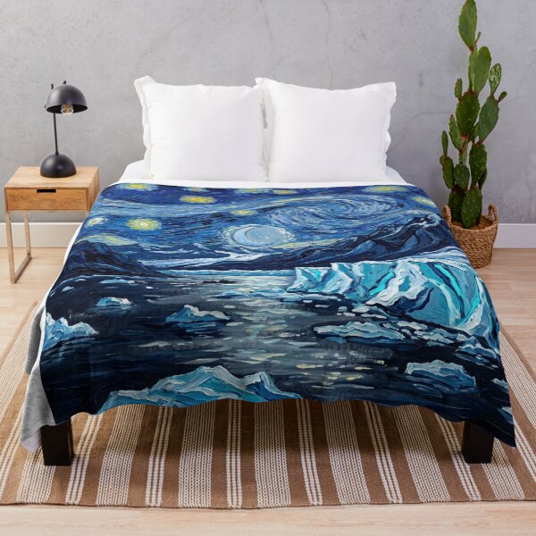 Item preview, Glacier Bay Alaska Starry Night Landscape designed and sold by Bad-Decisions-Designs.