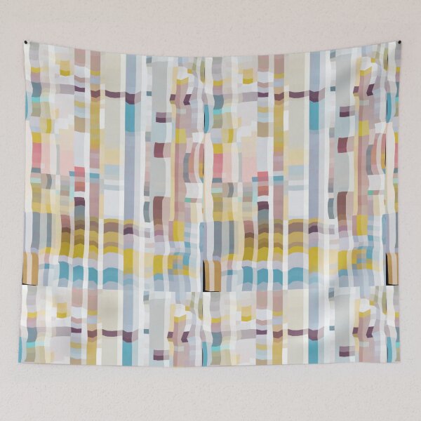Item preview, Contemporary Digital Plaid Design In Pastel Tones 3 designed and sold by Jenny Meehan Art Prints and Patterns  .