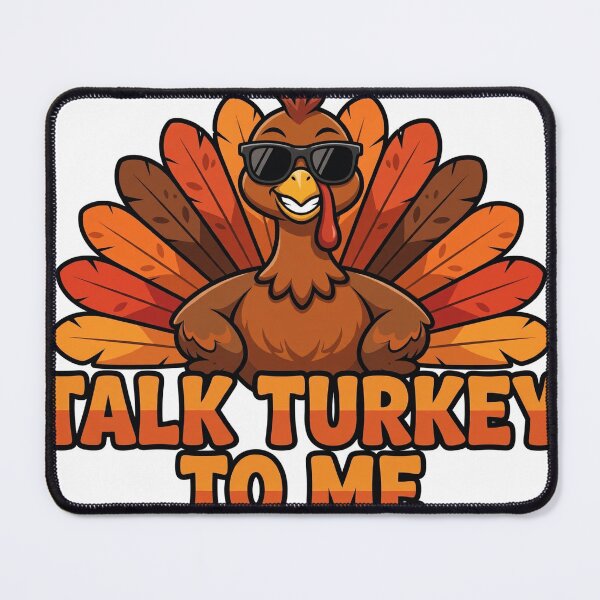Item preview, Talk Turkey To Me Funny Thanksgiving Turkey Sticker designed and sold by Gurrteg.