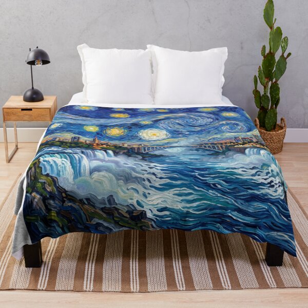 Item preview, Niagara Falls Starry Night Landscape designed and sold by Bad-Decisions-Designs.