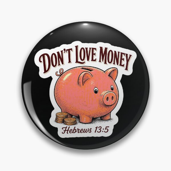 Item preview, Hebrews 13:5 Don’t Love Money designed and sold by plushism.