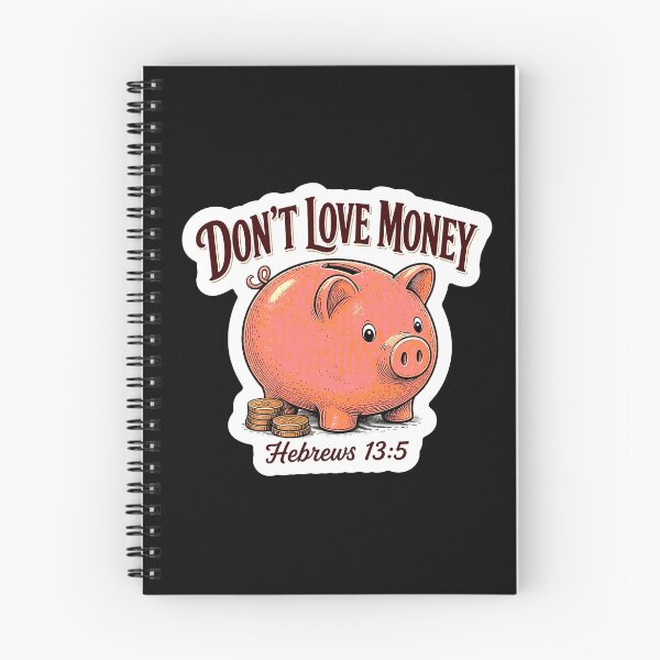 Item preview, Hebrews 13:5 Don’t Love Money designed and sold by plushism.