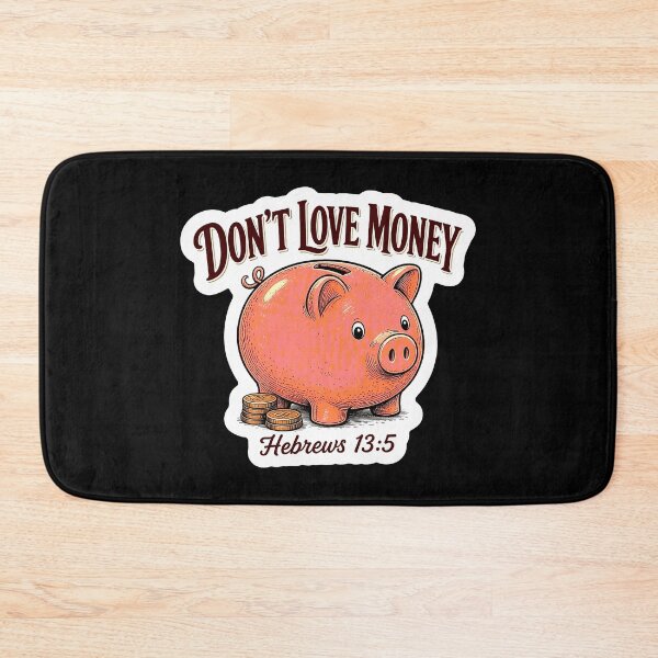 Item preview, Hebrews 13:5 Don’t Love Money designed and sold by plushism.