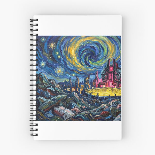 Item preview, Sakaar Grandmaster Palace Starry Night Landscape designed and sold by Bad-Decisions-Designs.